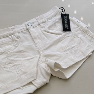 Blank NYC Shorts Women’s Size 24 White The Fulton Denim Classic New